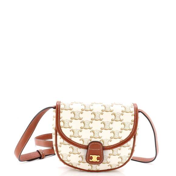 Celine Besace Flap Bag Triomphe Coated #234905C13B